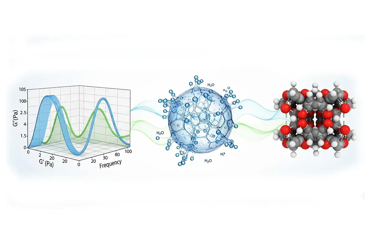 بررسی رابطه بین G′، فاکتور تورم و چگالی در محصولات تجاری HA